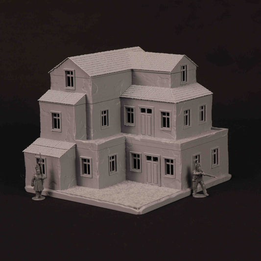 Maison provençale 3D imprimée pour wargame Bolt Action – modèle 08