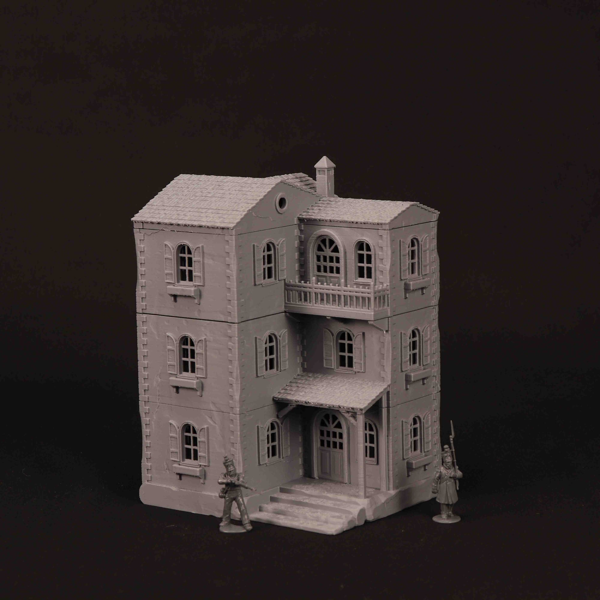 Maison provençale 3D imprimée pour wargame Bolt Action – modèle 09