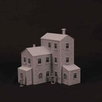 Maison provençale 3D imprimée pour wargame Bolt Action – modèle 10