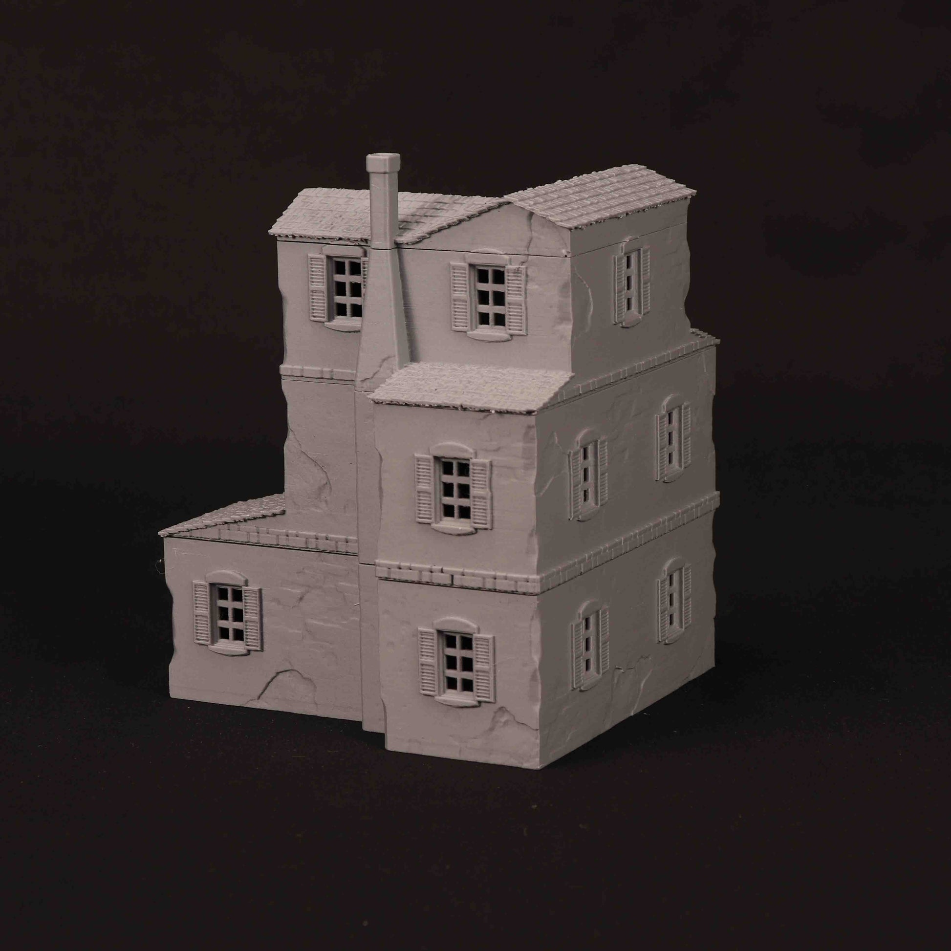 Maison provençale 3D imprimée pour wargame Bolt Action – modèle 11