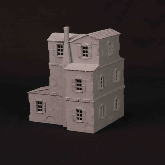 Maison provençale 3D imprimée pour wargame Bolt Action – modèle 11