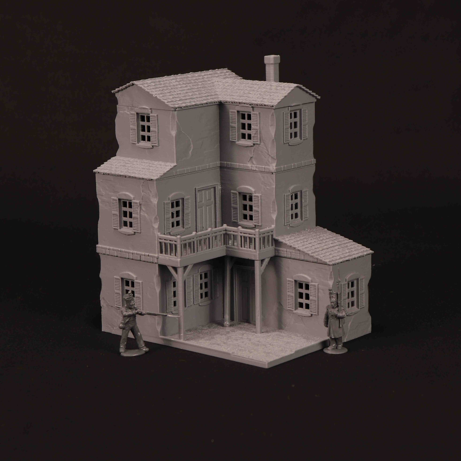 Maison provençale 3D imprimée pour wargame Bolt Action – modèle 11