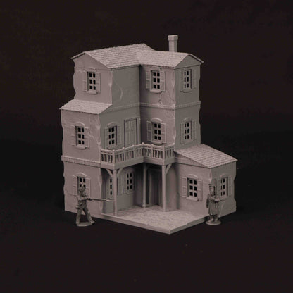 Maison provençale 3D imprimée pour wargame Bolt Action – modèle 11