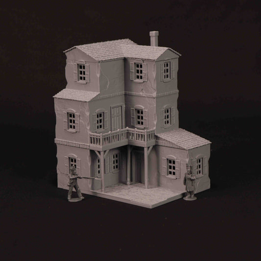 Maison provençale 3D imprimée pour wargame Bolt Action – modèle 11