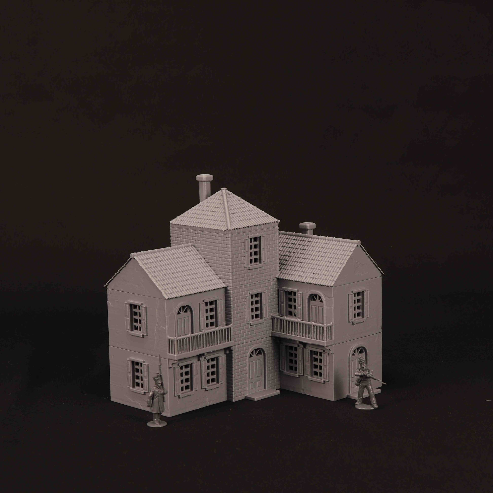 Maison provençale 3D imprimée pour wargame Bolt Action – modèle 13