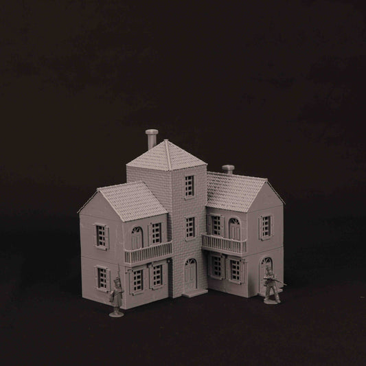 Maison provençale 3D imprimée pour wargame Bolt Action – modèle 13