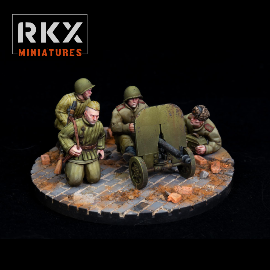 Soviet DShK HMG Team