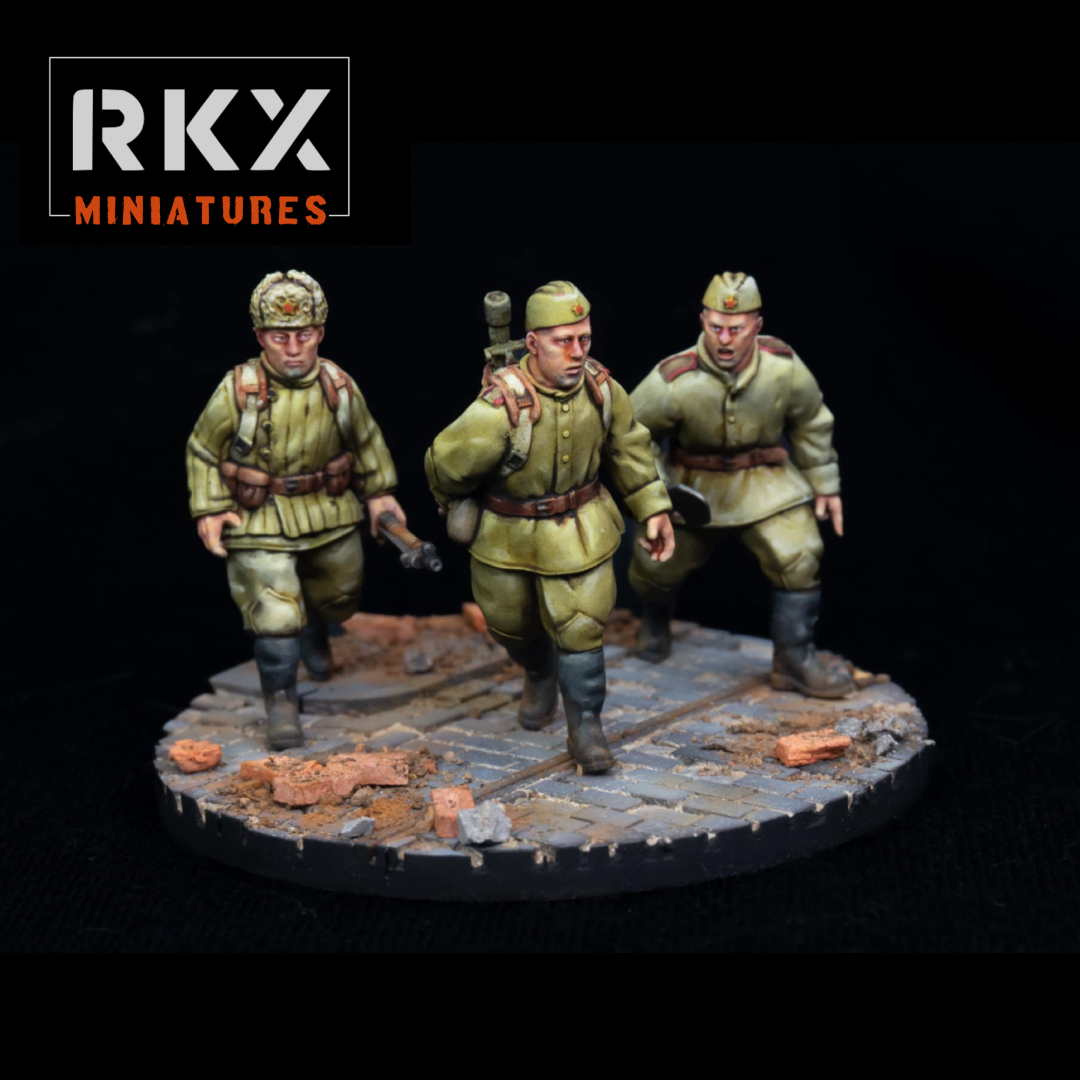 Soviet 50mm Mortar Team