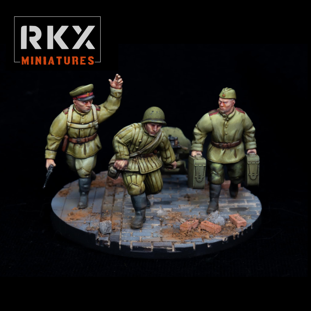 Soviet Maxim MMG Team