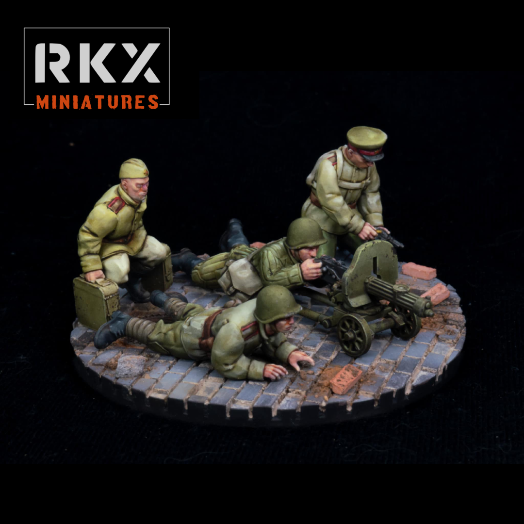 Soviet Maxim MMG Team