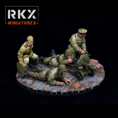 Soviet Maxim MMG Team