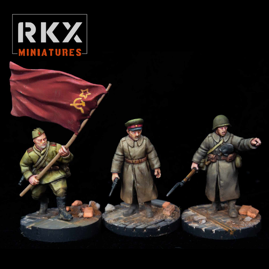 Soviet Union HQ Team RKX Miniatures