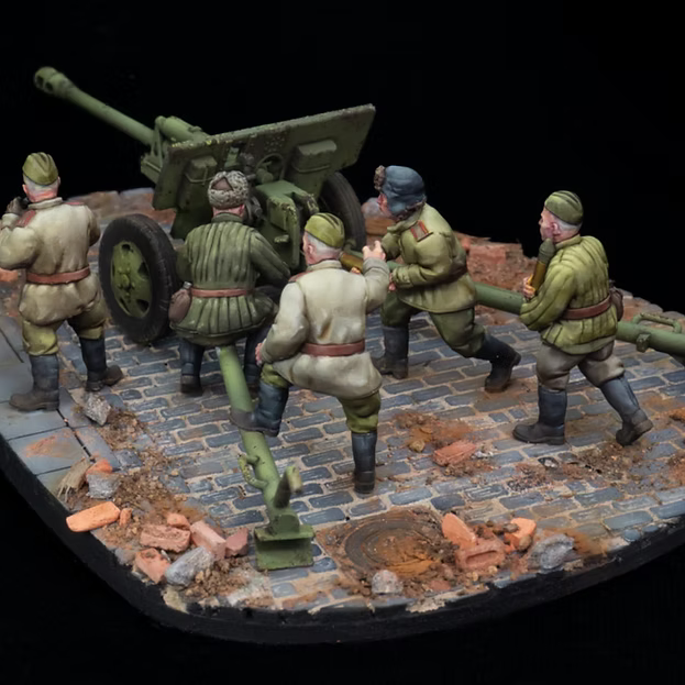 Soviet Union ZIS- Anti Tank Gun RKX Miniatures 