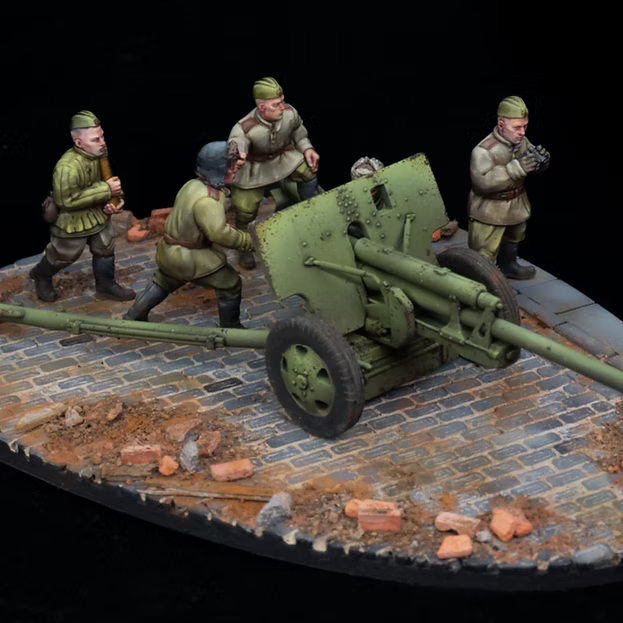Soviet Union ZIS- Anti Tank Gun RKX Miniatures 