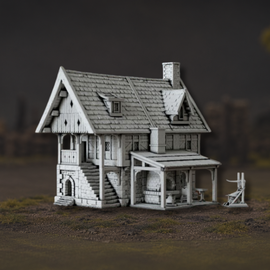 Blacksmith's House, forge médiévale 28-32 mm pour décor Mordheim et wargame fantasy