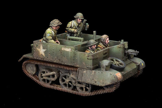 Bren Carrier 28 mm véhicule britannique WWII avec équipage pour wargame