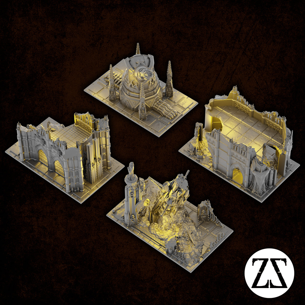 Décors 40K Large Rectangle 7x11.5 pour layout V11