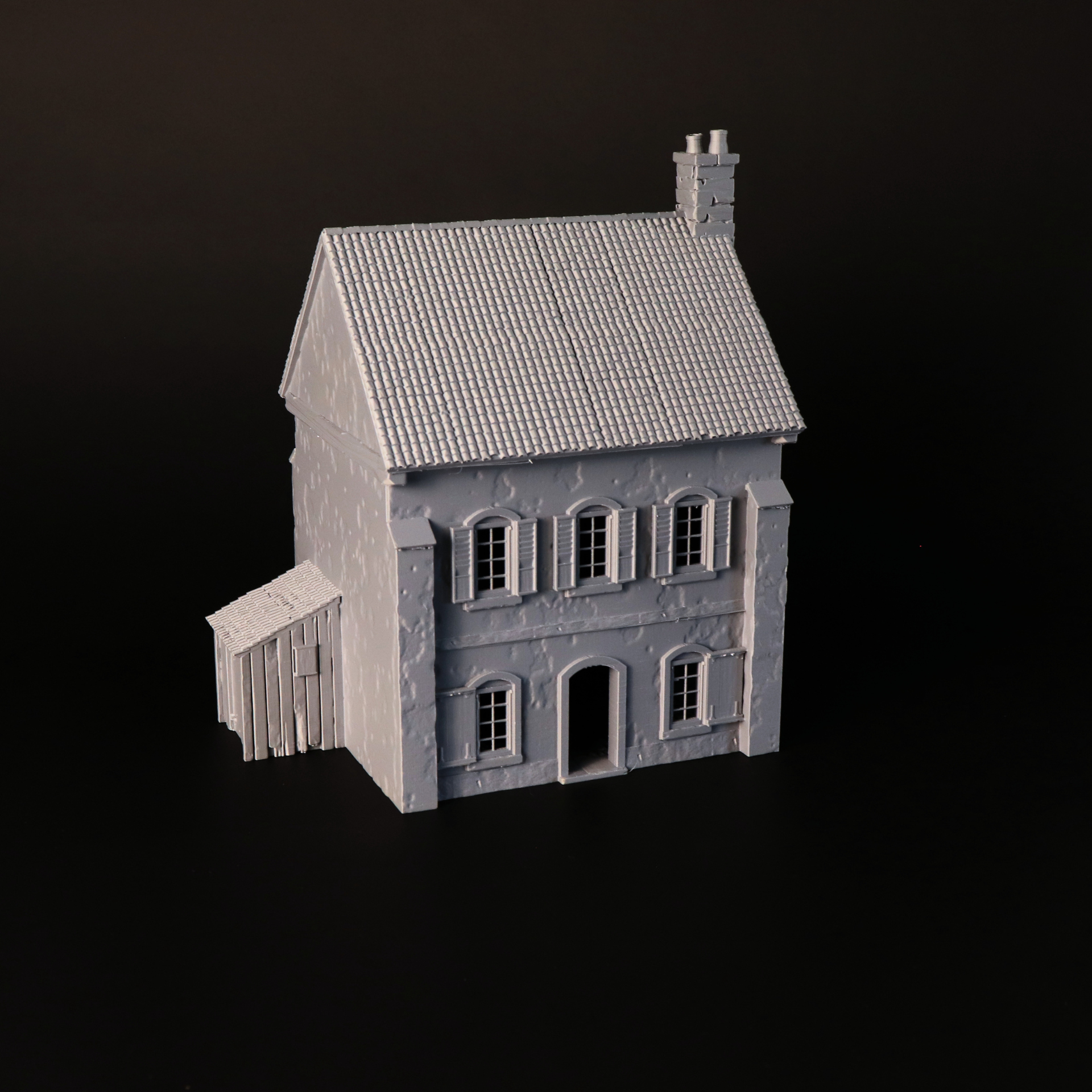 Farmhouse 28 mm, maison de campagne normande pour Bolt Action et wargame historique WW2