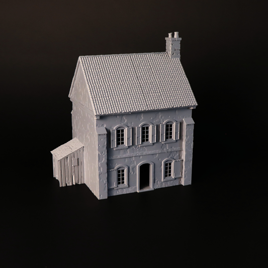 Farmhouse 28 mm, maison de campagne normande pour Bolt Action et wargame historique WW2