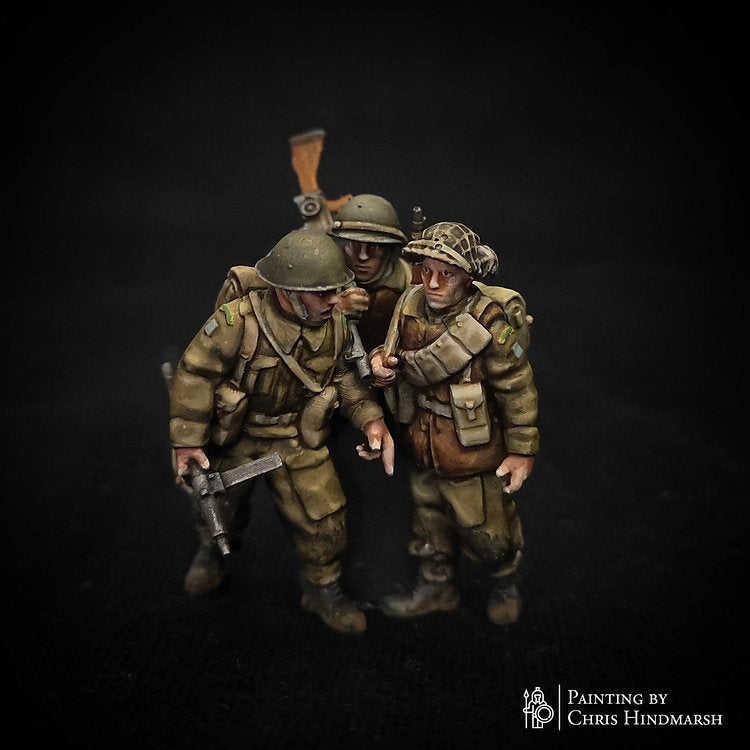 Équipage britannique et canadien du LVT(A)-4 (Polsten) en résine 28 mm.
