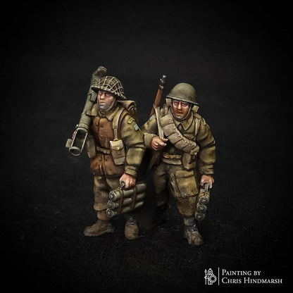 Équipage britannique et canadien du LVT(A)-4 (Polsten) en résine 28 mm.