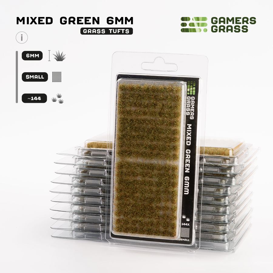 Mixed Green 6mm - Small