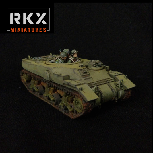 Transport de troupes blindé Ram Kangaroo en résine 28 mm compatible avec Bolt Action, Chain of Command, Battlegroup et autres jeux de figurines historiques.