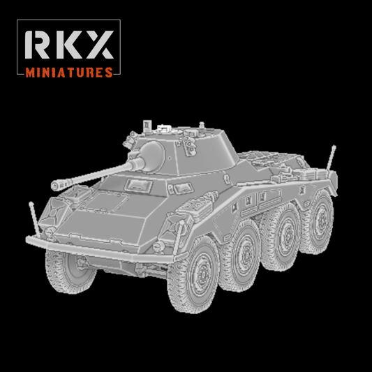 Véhicule blindé lourd Sd.Kfz. 234/2 Puma pour Bolt Action, autoblindée de reconnaissance allemande 8-rad en résine impression 3D, échelle 28mm 1/56.