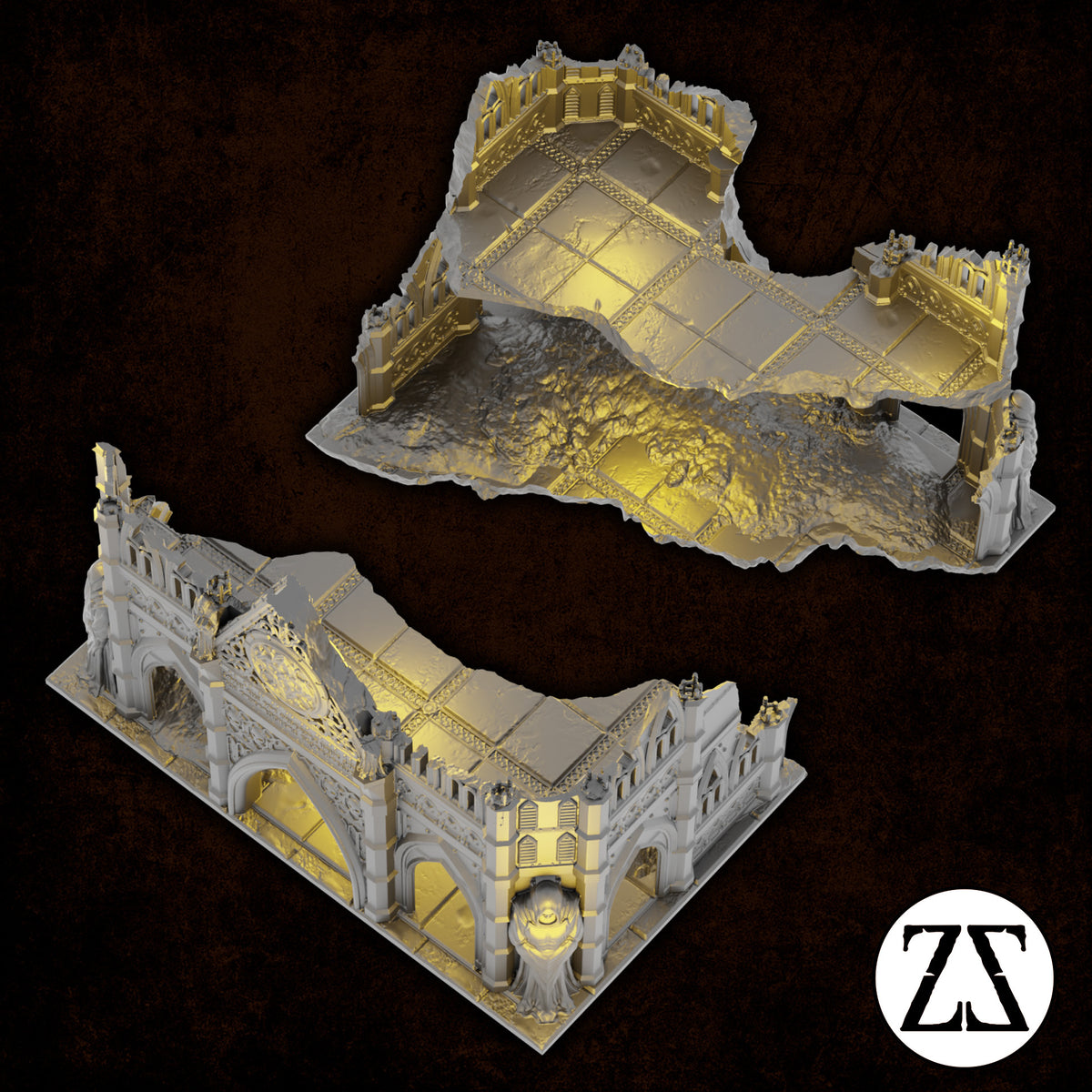 Set de terrain de tournoi Warhammer 40000 Zorpsector Gothica