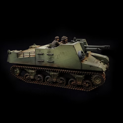 Compartiment de combat ouvert du Sexton avec équipage en 28 mm