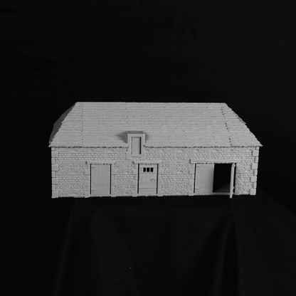 Small Stable 28 mm, petite étable en pierre pour Bolt Action et wargame historique WW2 en impression 3d