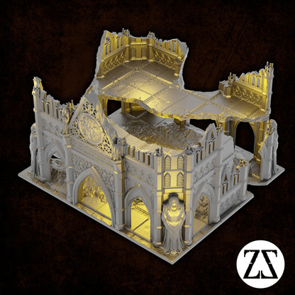 Terrain 40K Large Triangle 8x11.5 Zorpsector Gothica