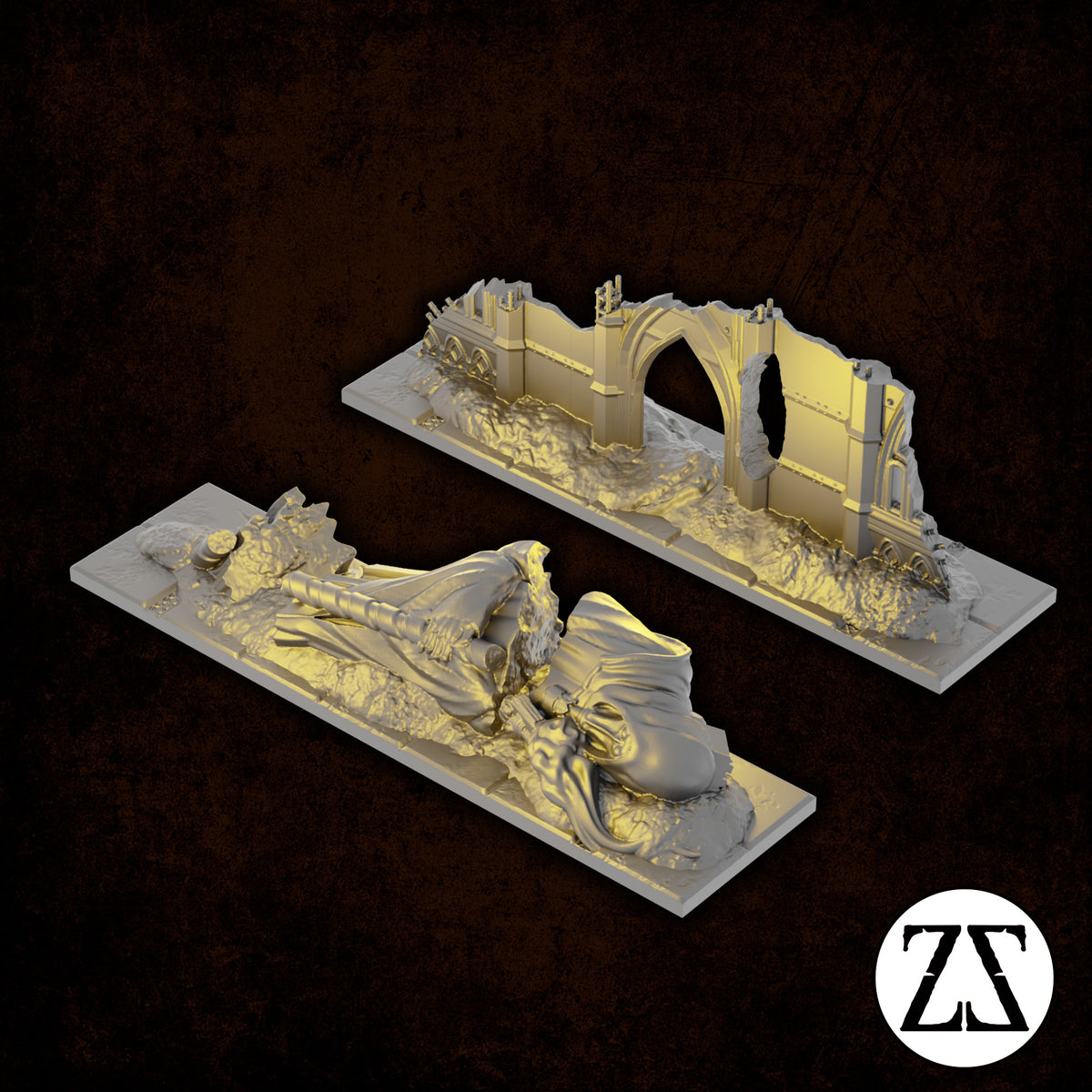 Terrain Warhammer 40K Long Line 10x2.5 pour table compétitive