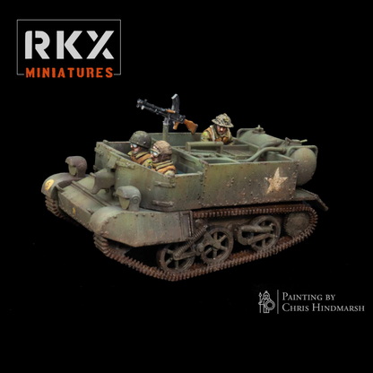 Wasp II Carrier 28 mm avec équipage britannique RKX Miniatures